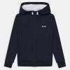 BOSS Kidswear Enfant CARDIGAN SUIT Sweat à Capuche Zippé Navy -BOSS Kidswear Soldes Magasin 043f3f5925fa409f9f3e3988d4555142