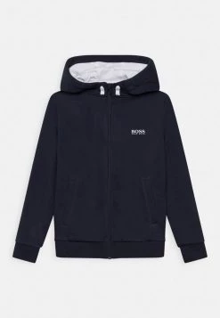 BOSS Kidswear Enfant CARDIGAN SUIT Sweat à Capuche Zippé Navy