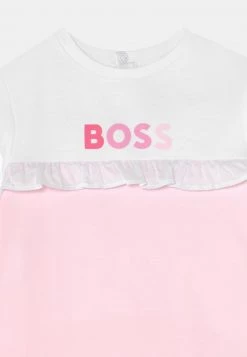 BOSS Kidswear BIB SET Grenouillère Pinkpale Enfant -BOSS Kidswear Soldes Magasin 063b3665e4da4da9bce7feb253cd64c7