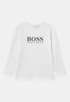 BOSS Kidswear T Shirt à Manches Longues White Enfant