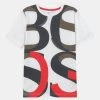 BOSS Kidswear T Shirt Imprimé White Enfant -BOSS Kidswear Soldes Magasin 12cf6a312cd14ba2aa254a22f36b9aac