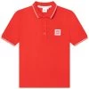 BOSS Kidswear Enfant SHORT SLEEVE Polo Rouge Orange -BOSS Kidswear Soldes Magasin 16680902a907413282138d5a56841a41