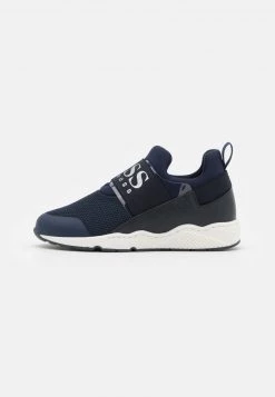 BOSS Kidswear TRAINERS Baskets Basses Navy Enfant