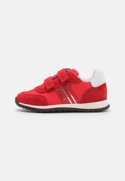 BOSS Kidswear Enfant TRAINERS Baskets Basses Bright Red