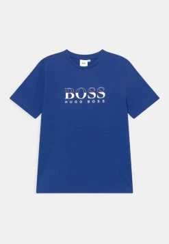 BOSS Kidswear T Shirt Imprimé Blue Enfant