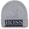 BOSS Kidswear Unisex Bonnet Gris Chine -BOSS Kidswear Soldes Magasin 2d05bba7366e4029b3d67132c0553ce5