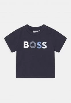 BOSS Kidswear Enfant SHORT SLEEVES TEE T Shirt Imprimé Navy