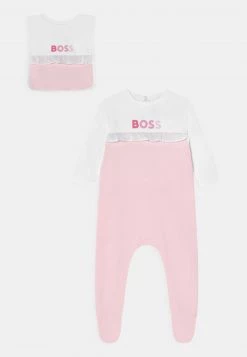 BOSS Kidswear BIB SET Grenouillère Pinkpale Enfant
