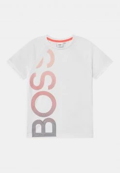 BOSS Kidswear Enfant SHORT SLEEVES T Shirt Imprimé White