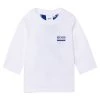 BOSS Kidswear T Shirt à Manches Longues Blanc Enfant -BOSS Kidswear Soldes Magasin 4708851d842e4f12b6d1bdbba2475ebf
