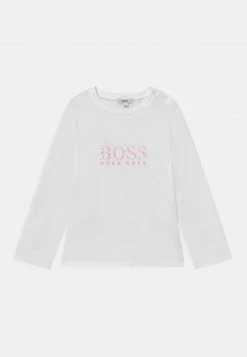 BOSS Kidswear Enfant LONG SLEEVE T Shirt à Manches Longues White