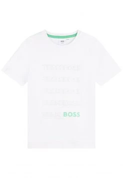 BOSS Kidswear T Shirt Imprimé Blanc Enfant