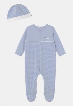 BOSS Kidswear PULL ON HAT SET UNISEX Grenouillère Pale Blue