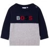 BOSS Kidswear Pullover Marine Gris Enfant -BOSS Kidswear Soldes Magasin 5cd3130671954800a34ee01522c6e67d