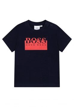 BOSS Kidswear T Shirt Imprimé Bleu Cargo Enfant