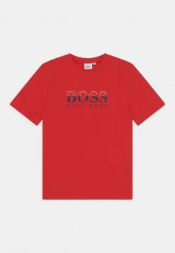 BOSS Kidswear Enfant T Shirt Imprimé Red