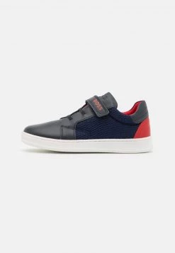 BOSS Kidswear Enfant TRAINERS Baskets Basses Bleu Cargo