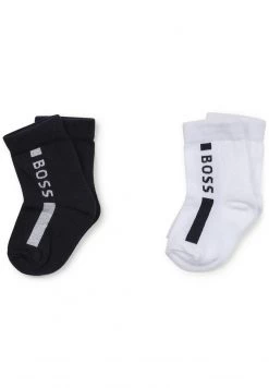 BOSS Kidswear Enfant 2 PACK Chaussettes Black/white