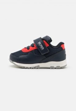 BOSS Kidswear TRAINERS Baskets Basses Navy Enfant