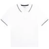 BOSS Kidswear Enfant SHORT SLEEVE Polo Blanc -BOSS Kidswear Soldes Magasin 8f54c1b4d86044f69b8644e6dc3521d9