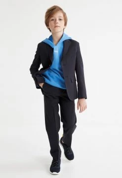BOSS Kidswear Enfant Pantalon De Costume Marine Blue