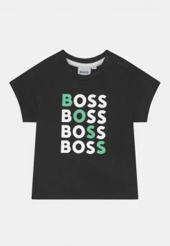 BOSS Kidswear T Shirt Imprimé Black Enfant