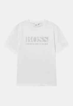 BOSS Kidswear Enfant SHORT SLEEVES TEE CAPSULE T Shirt Imprimé White