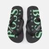 BOSS Kidswear Enfant Tongs Black -BOSS Kidswear Soldes Magasin a81eec2b841445bb80c1f6e4f9a876d8