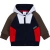 BOSS Kidswear Sweat à Capuche Zippé Bleu Cargo Enfant -BOSS Kidswear Soldes Magasin ad3b8e6a686946338d323e5935c6c656