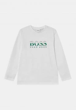 BOSS Kidswear Enfant LONG SLEEVE T Shirt à Manches Longues White