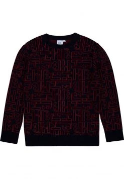 BOSS Kidswear Enfant Pullover Bleu Cargo