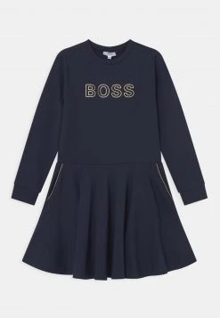 BOSS Kidswear Enfant Robe En Jersey Navy