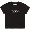 BOSS Kidswear Unisex SHORT SLEEVES TEE T Shirt Imprimé Black