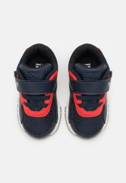BOSS Kidswear TRAINERS Baskets Basses Navy Enfant -BOSS Kidswear Soldes Magasin c3a697c72e1b4242b4559c102b6794da