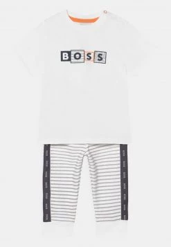 BOSS Kidswear Enfant PANT SET T Shirt Imprimé White