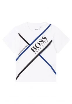 BOSS Kidswear Enfant T Shirt Imprimé Blanc