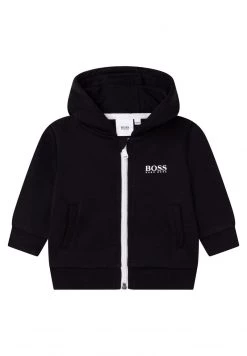 BOSS Kidswear Enfant Sweat à Capuche Zippé Black