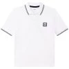 BOSS Kidswear Enfant Polo Blanc -BOSS Kidswear Soldes Magasin f21dfb2b29784c5888f800b7e3ee8223