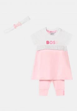 BOSS Kidswear DRESS HEADBAND GIFT BOX SET Legging Baby Pink Enfant