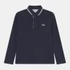 BOSS Kidswear Enfant LONG SLEEVE Polo Navy -BOSS Kidswear Soldes Magasin f8fa047818da4528a4deb127b2d88a2e