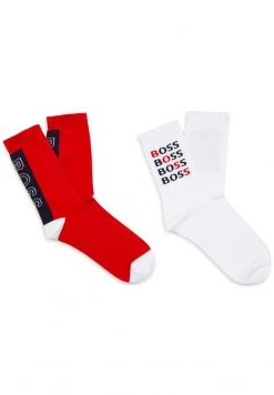 BOSS Kidswear SET OF 2 PAIRS Chaussettes Rouge Orange Enfant